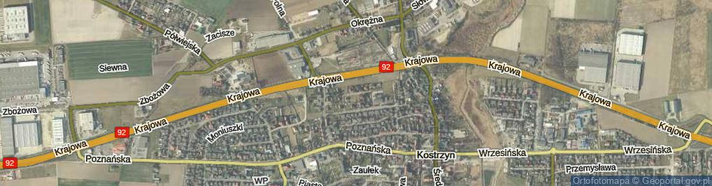 Zdjęcie satelitarne Miklaszewskiego Ludwika ul.