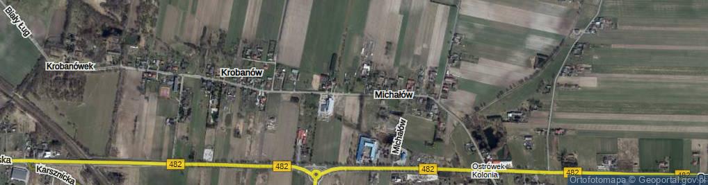 Zdjęcie satelitarne Michałów ul.