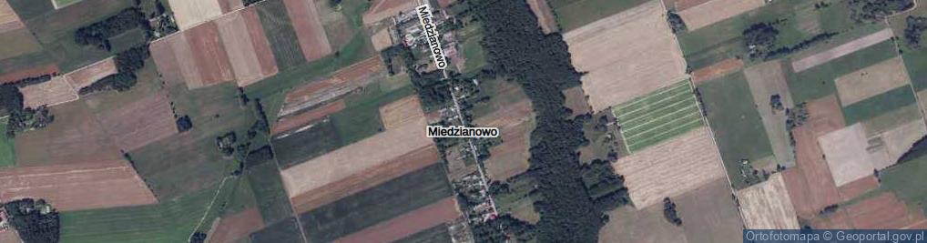 Zdjęcie satelitarne Miedzianowo ul.