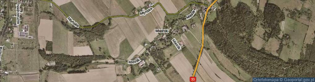 Zdjęcie satelitarne Mielnik ul.