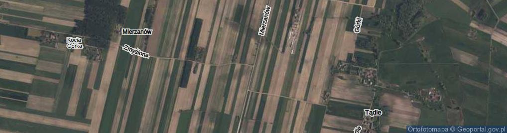 Zdjęcie satelitarne Mierzanów ul.