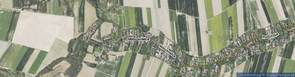 Zdjęcie satelitarne Mieszkowice ul.