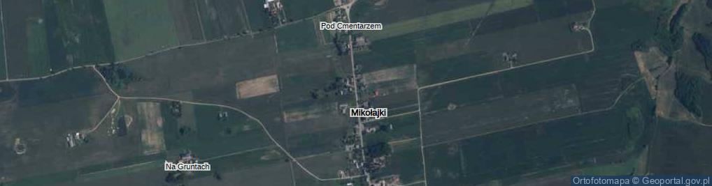 Zdjęcie satelitarne Mikołajki ul.