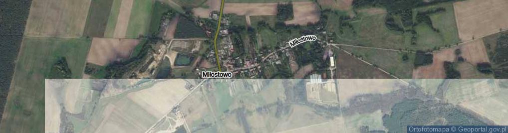 Zdjęcie satelitarne Miłostowo ul.