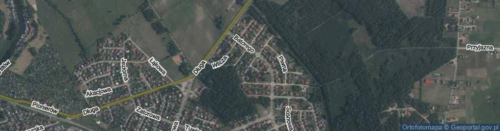 Zdjęcie satelitarne Misińskiego Radosława ul.