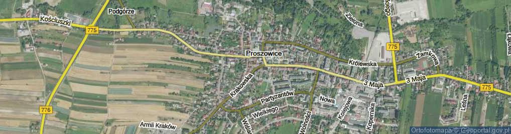 Zdjęcie satelitarne Mieszkowskiego Bronisława, ks. ul.