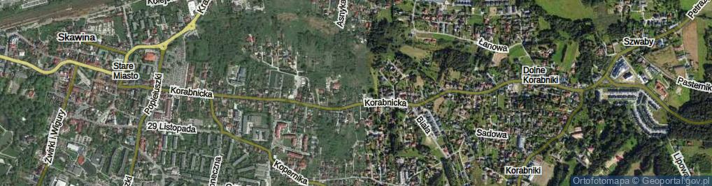 Zdjęcie satelitarne Miodowa ul.