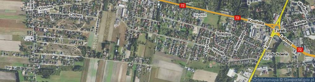 Zdjęcie satelitarne Miłosna ul.