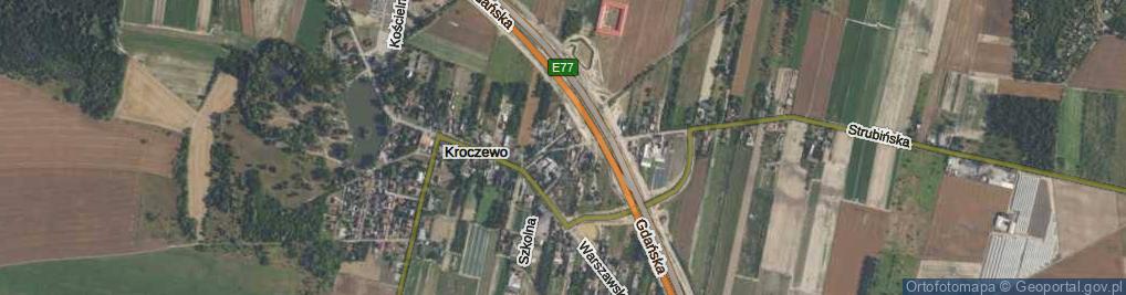 Zdjęcie satelitarne Młodzieżowa ul.