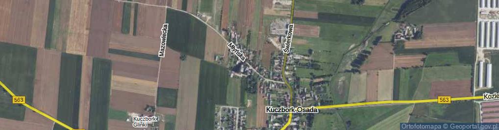 Zdjęcie satelitarne Młyńska ul.