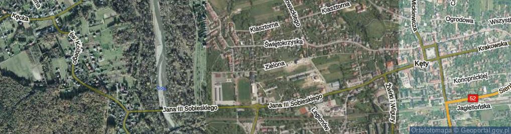 Zdjęcie satelitarne Młodzieży Polskiej ul.