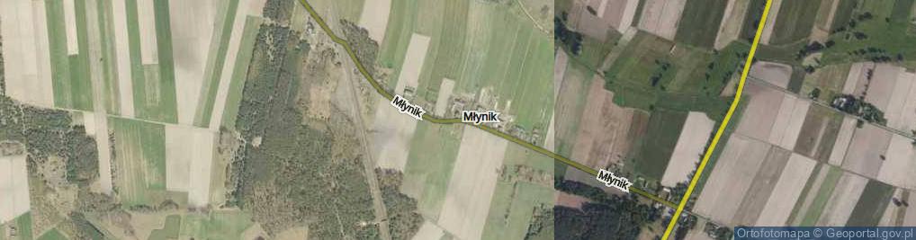 Zdjęcie satelitarne Młynik ul.