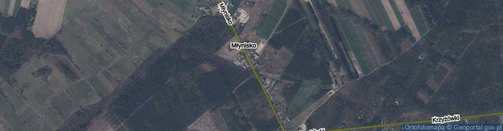 Zdjęcie satelitarne Młynisko ul.