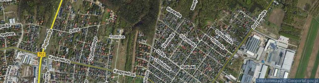 Zdjęcie satelitarne Młynarska ul.