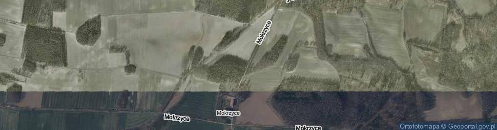 Zdjęcie satelitarne Mokrzyce ul.