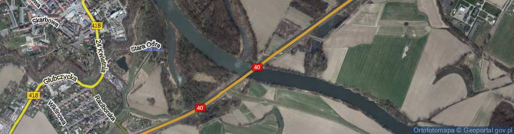 Zdjęcie satelitarne Most Południowy most.