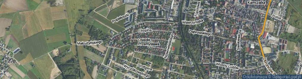 Zdjęcie satelitarne Moniuszki Stanisława ul.