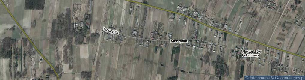 Zdjęcie satelitarne Moczydła ul.