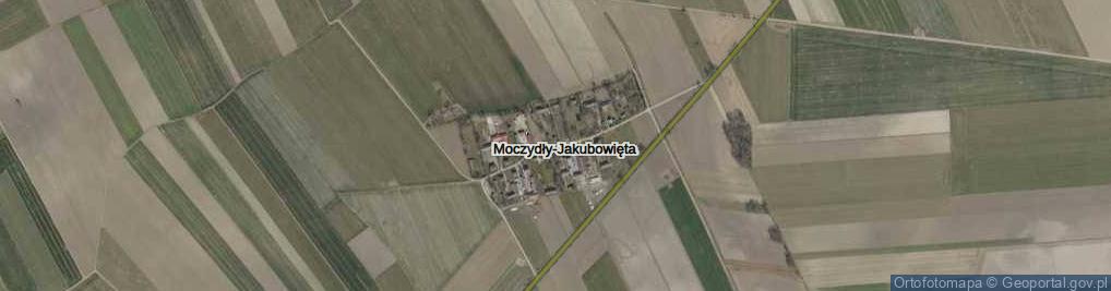 Zdjęcie satelitarne Moczydły-Jakubowięta ul.