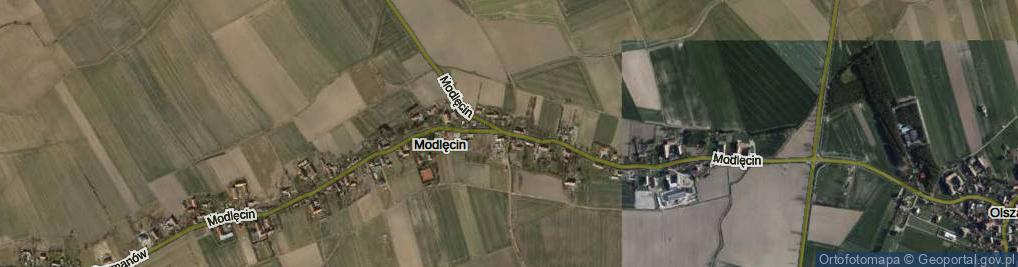 Zdjęcie satelitarne Modlęcin ul.