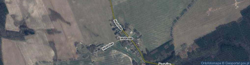 Zdjęcie satelitarne Modrolas ul.