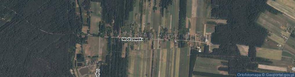 Zdjęcie satelitarne Modrzewek ul.