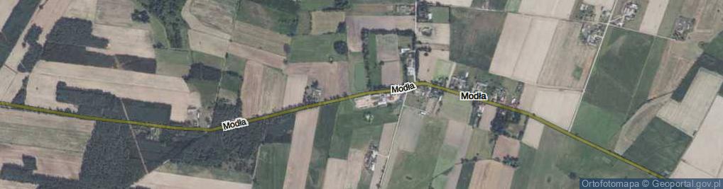 Zdjęcie satelitarne Modła ul.