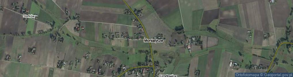 Zdjęcie satelitarne Moniatycze ul.
