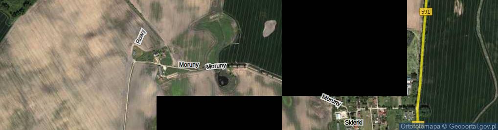 Zdjęcie satelitarne Moruny ul.