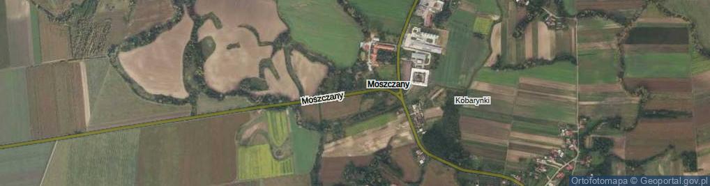 Zdjęcie satelitarne Moszczany ul.