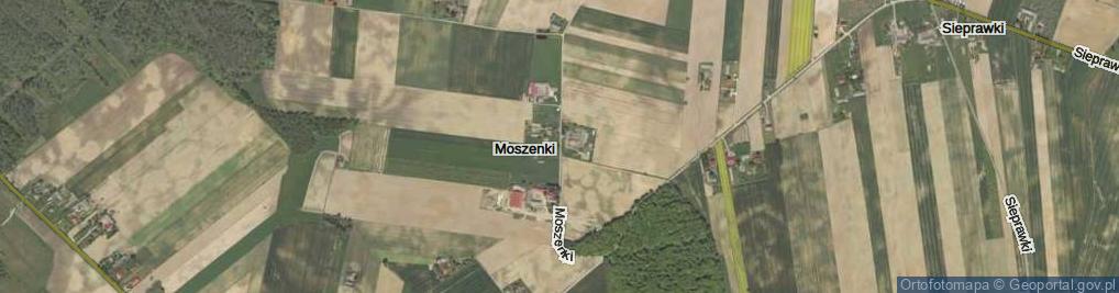 Zdjęcie satelitarne Moszenki ul.