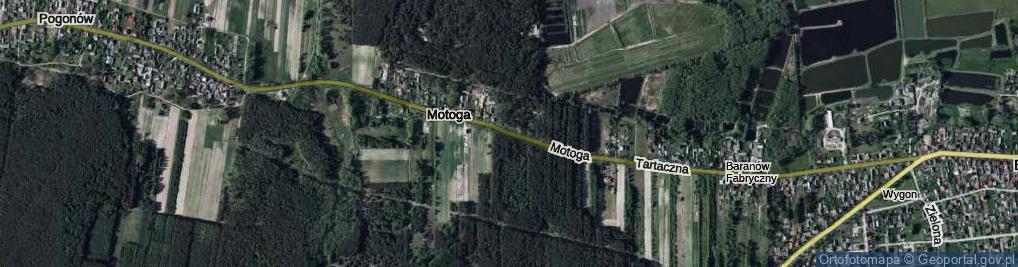 Zdjęcie satelitarne Motoga ul.