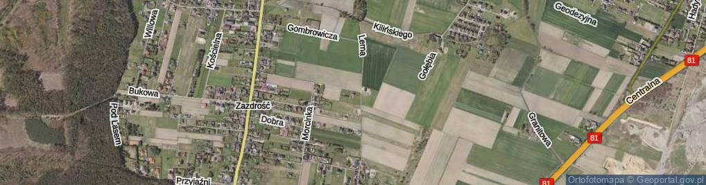 Zdjęcie satelitarne Morsztyna A. ul.