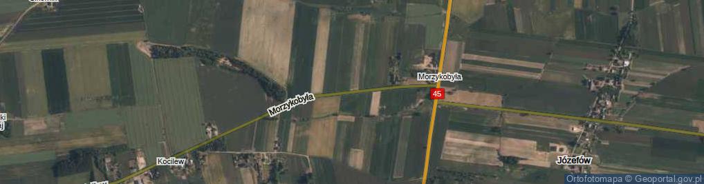 Zdjęcie satelitarne Morzykobyła ul.
