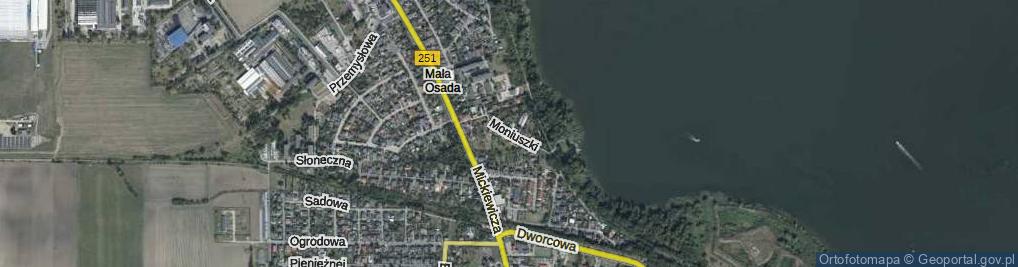 Zdjęcie satelitarne Moniuszki Stanisława ul.