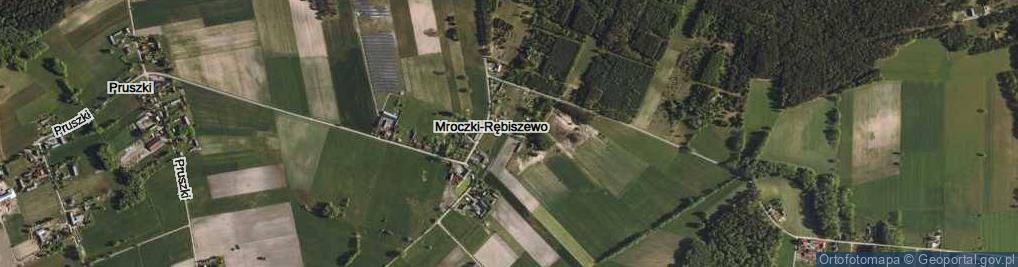 Zdjęcie satelitarne Mroczki-Rębiszewo ul.