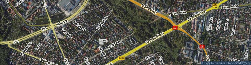 Zdjęcie satelitarne Murarska ul.