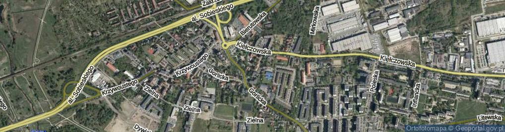 Zdjęcie satelitarne Mulicka ul.