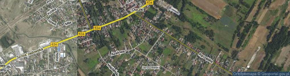 Zdjęcie satelitarne Myśliwska ul.