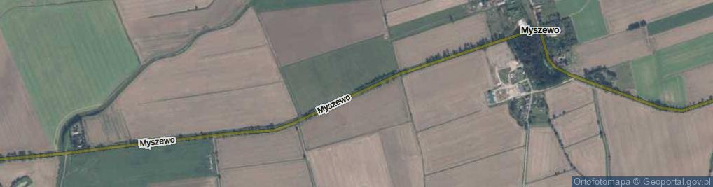 Zdjęcie satelitarne Myszewo ul.