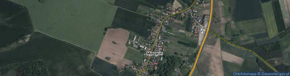 Zdjęcie satelitarne Myszęcin ul.