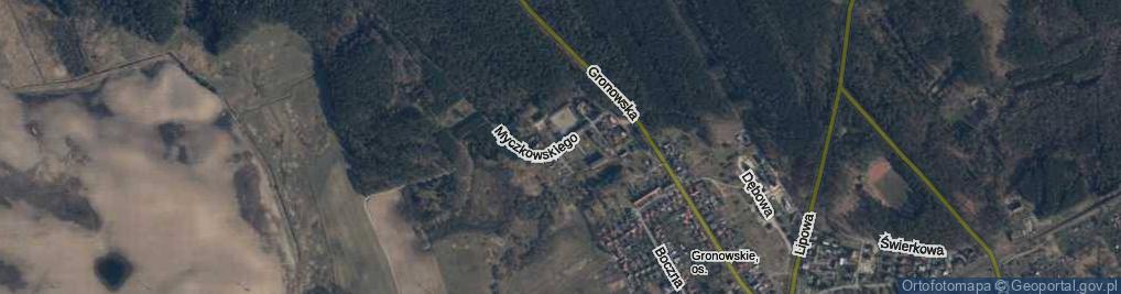Zdjęcie satelitarne Myczkowskiego Stefana, prof. ul.