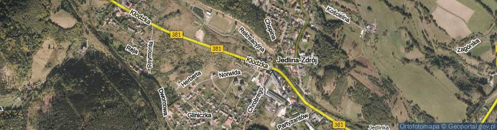 Zdjęcie satelitarne Narutowicza Gabriela ul.