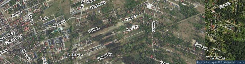 Zdjęcie satelitarne Na Góry ul.