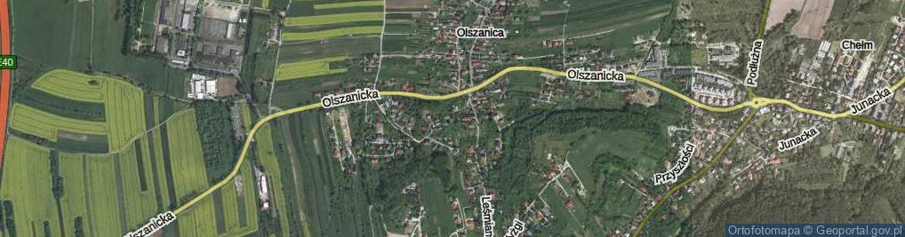 Zdjęcie satelitarne Nad Źródłem ul.