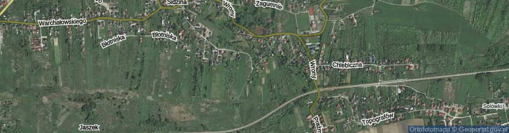 Zdjęcie satelitarne Na Klińcu ul.