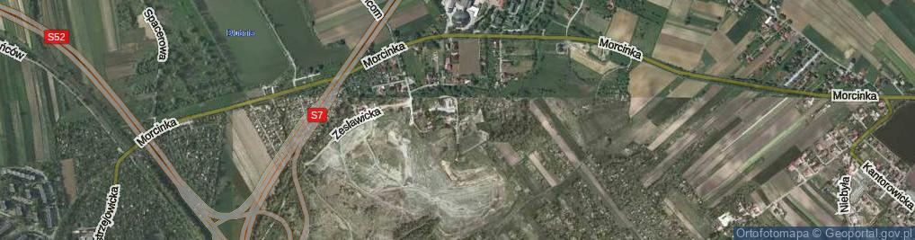 Zdjęcie satelitarne Nad Baranówką ul.