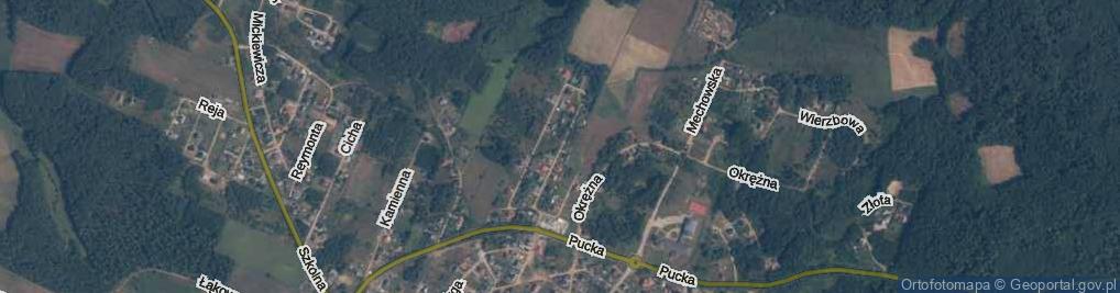 Zdjęcie satelitarne Nad Strumieniem ul.