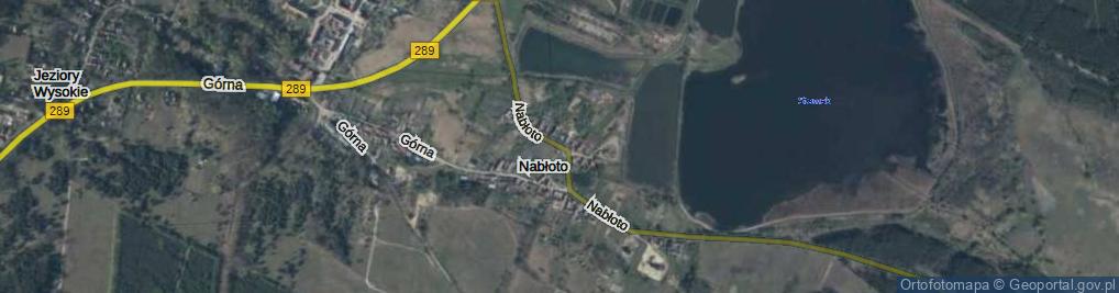 Zdjęcie satelitarne Nabłoto ul.