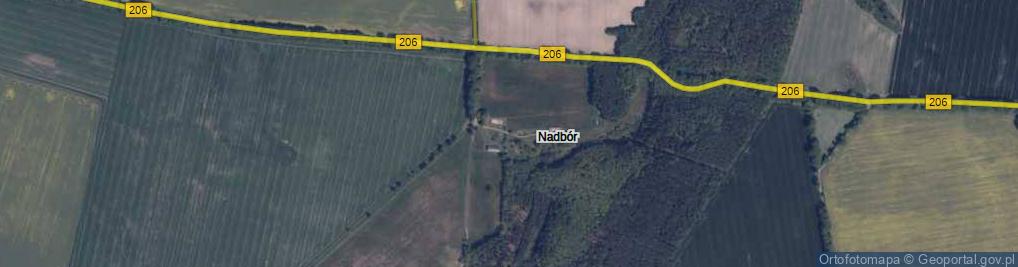 Zdjęcie satelitarne Nadbór ul.